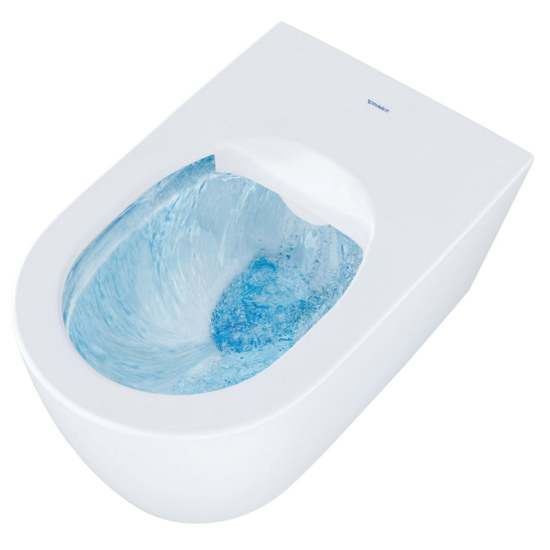 Duravit ME by Starck Wand-WC Rimless mit HygieneGlaze und HygieneFlush