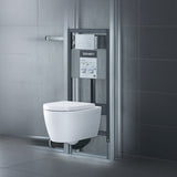 Duravit ME by Starck Wand-WC Rimless mit Wondergliss Komplettset