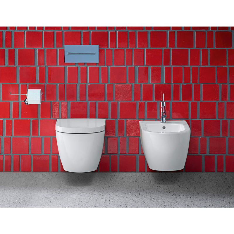 Duravit ME by Starck Wand-WC Rimless Set mit HygieneGlaze und HygieneFlush