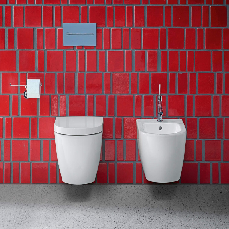 Duravit ME by Starck Wand-WC Rimless mit HygieneGlaze und HygieneFlush