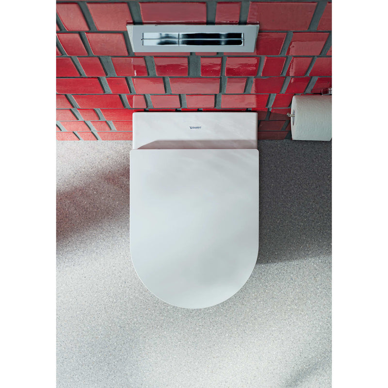 Duravit ME by Starck Wand-WC Rimless mit Wondergliss Komplettset