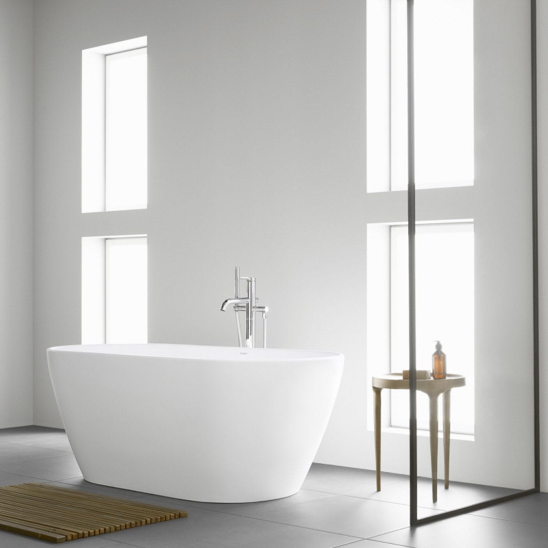 Duravit D-Neo Badewanne freistehend 160 x 75 cm, ohne Überlauf