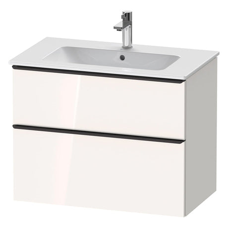 Duravit ME by Stark Waschtisch mit D-Neo Waschtischunterschrank 81 cm mit 2 Auszügen