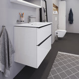 Duravit ME by Stark Waschtisch mit D-Neo Waschtischunterschrank 81 cm mit 2 Auszügen