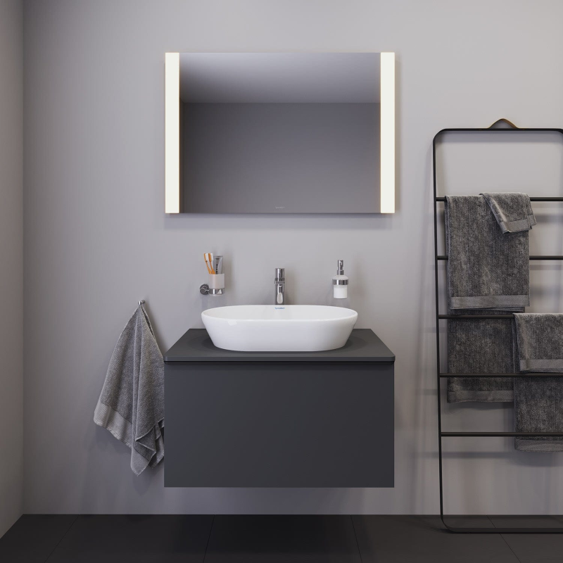 Duravit D-Neo Aufsatzbecken oval 60 cm, ohne Hahnloch, ohne Überlauf