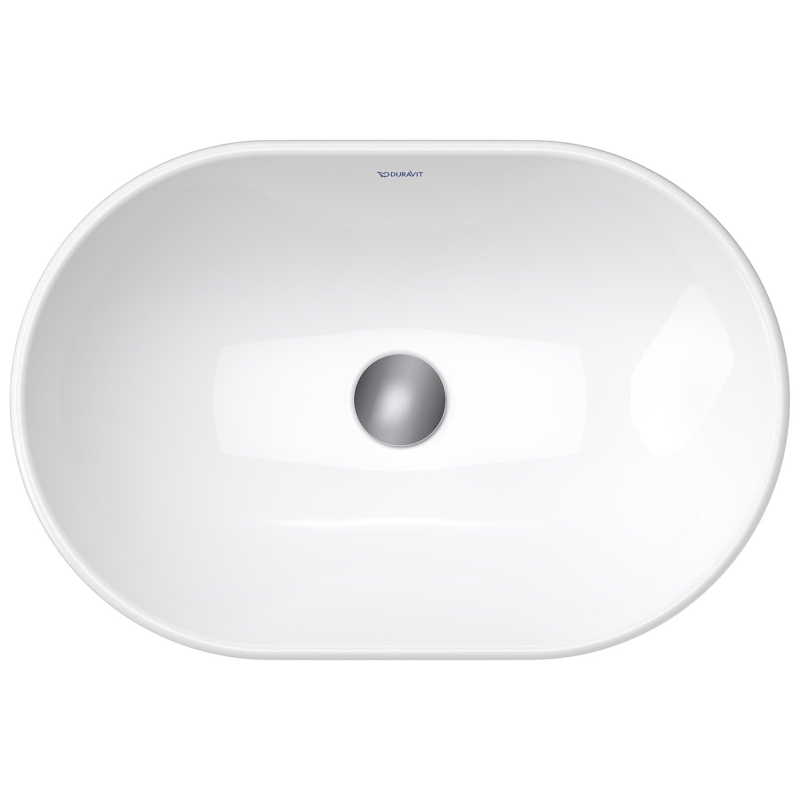 Duravit D-Neo Aufsatzbecken oval 60 cm, ohne Hahnloch, ohne Überlauf