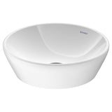 Duravit D-Neo Aufsatzbecken rund 40 cm, ohne Hahnloch, ohne Überlauf