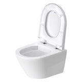 Duravit D-Neo Wand-WC Rimless, Compact-Tiefspüler, mit Durafix