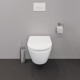 Duravit D-Neo Wand-WC Rimless, Compact-Tiefspüler, mit Durafix