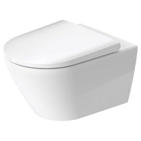 Duravit D-Neo Wand-WC Rimless, Tiefspüler, mit Durafix