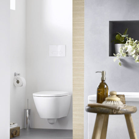 Duravit D-Neo Wand-WC Rimless, Tiefspüler, mit Durafix