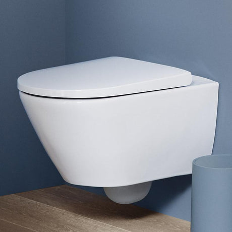 Duravit D-Neo Wand-WC-Set Rimless, Tiefspüler, mit Durafix