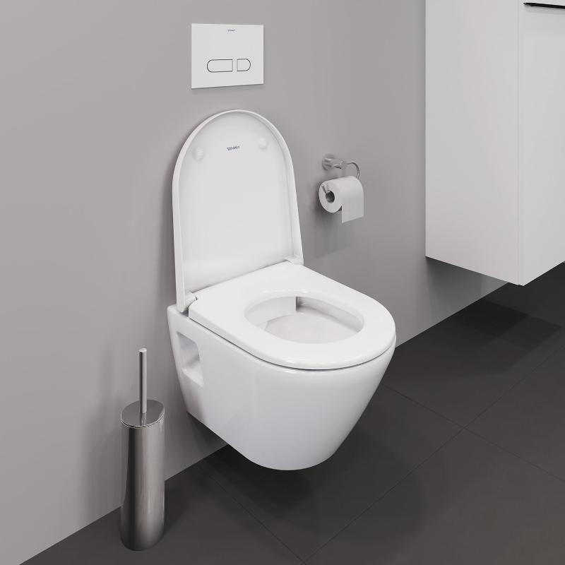 Duravit D-Neo Wand-WC-Set Rimless, Compact-Tiefspüler