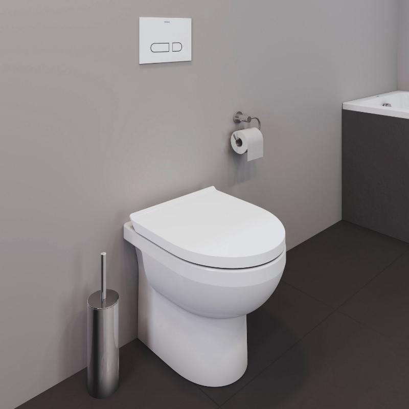 Duravit No. 1 Stand-WC Rimless, Abgang waagerecht