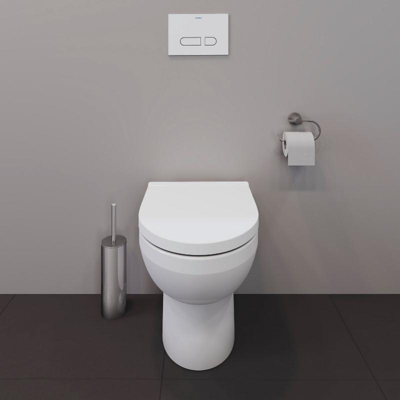 Duravit No. 1 Stand-WC Rimless, Abgang waagerecht