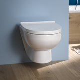 Duravit No. 1 Wand-WC Rimless Set, Compact-Tiefspüler