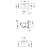 Duravit Starck 3 Wand-WC Tiefspüler