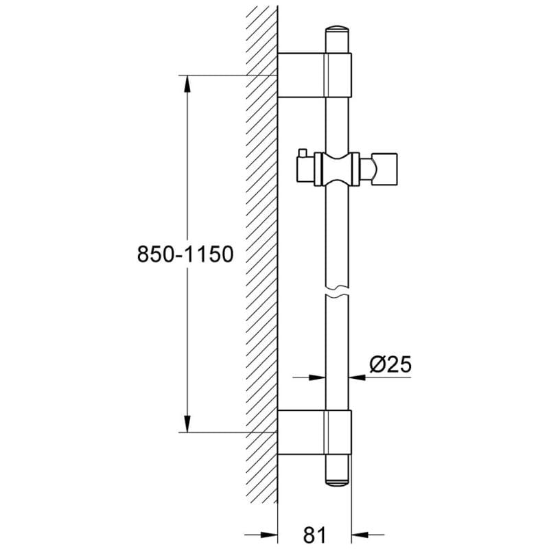 GROHE Rainshower Brausestange 115 cm