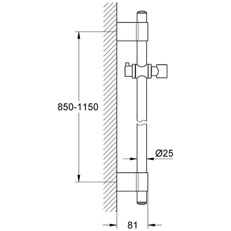 GROHE Rainshower Brausestange 115 cm