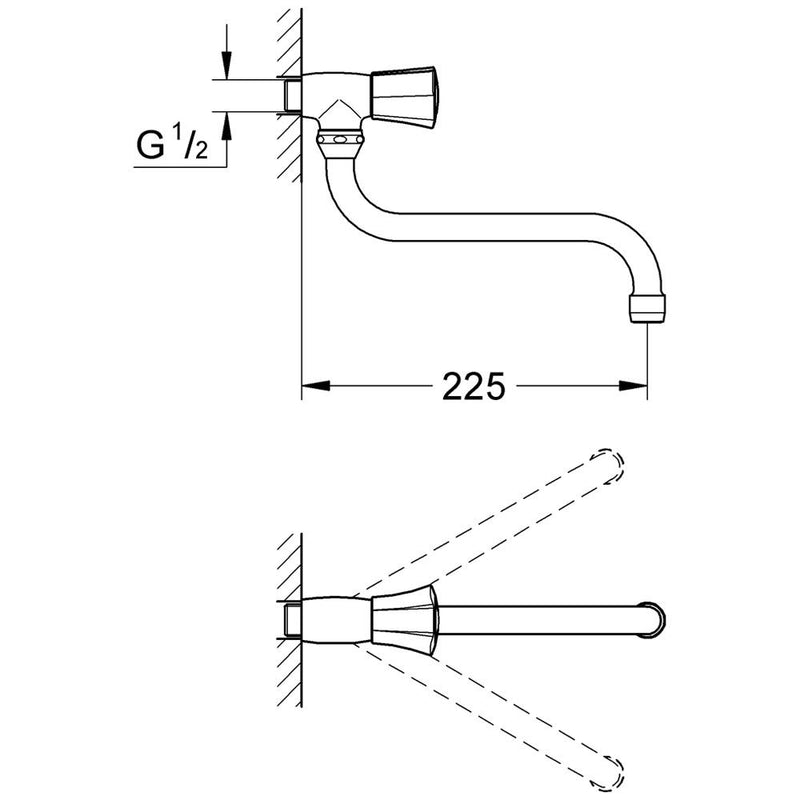 GROHE Costa Auslaufventil