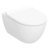 Geberit Acanto Set Wand-WC Tiefspüler, geschlossene Form, TurboFlush, mit WC-Sitz