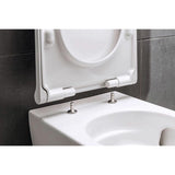 Geberit Acanto Set Wand-WC Tiefspüler, geschlossene Form, TurboFlush, mit WC-Sitz