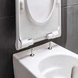 Geberit Acanto Set Wand-WC Tiefspüler, geschlossene Form, TurboFlush, mit WC-Sitz