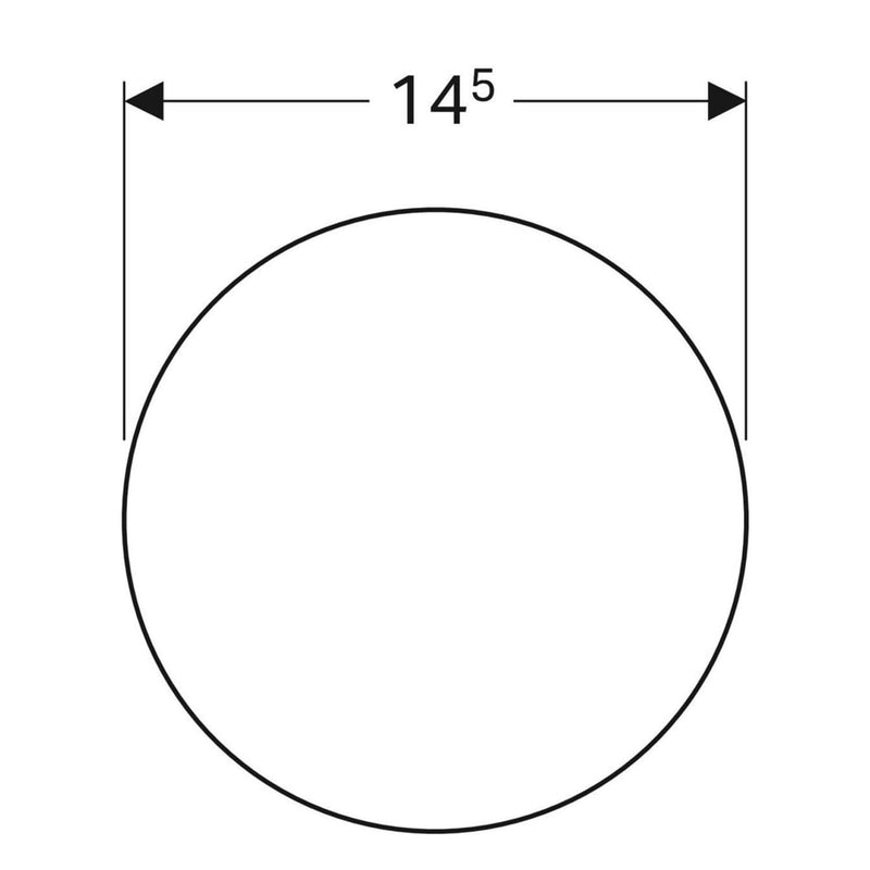 Geberit Vergrößerungsspiegel 14,5 cm