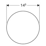 Geberit Vergrößerungsspiegel 14,5 cm