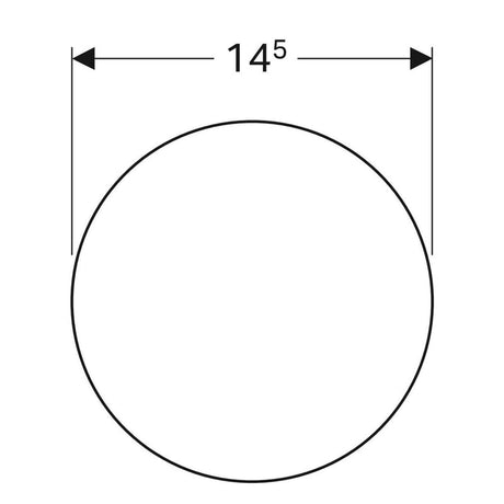 Geberit Vergrößerungsspiegel 14,5 cm