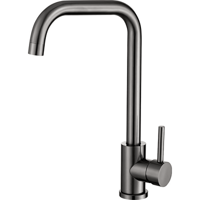 Grifo cocina C-FLOW monomando caño en C gun metal