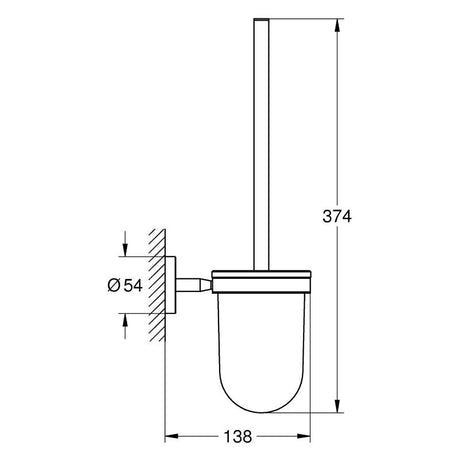 GROHE Start Cosmopolitan Toilettenbürstengarnitur