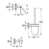 GROHE Start Cube Toilettenbürstengarnitur