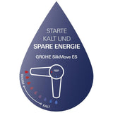 GROHE Start Einhand-Waschtischbatterie, 1/2" M-Size, mit Energie-Spar-Funktion