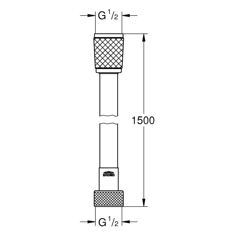 GROHE VitalioFlex Trend Brauseschlauch 150 cm