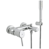 GROHE Concetto Einhand-Wannenbatterie mit Brausegarnitur