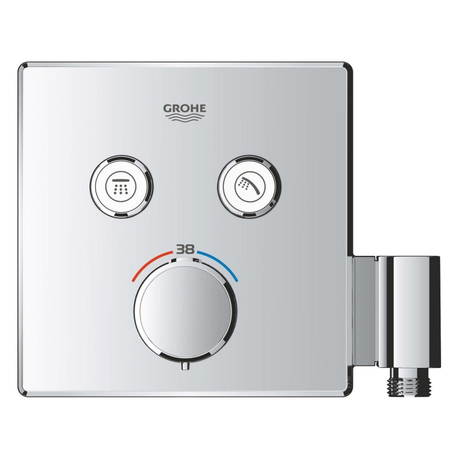 GROHE Precision SmartControl Duschsystem, Thermostat, UP, mit Vitalio Rain Mono 310, eckig