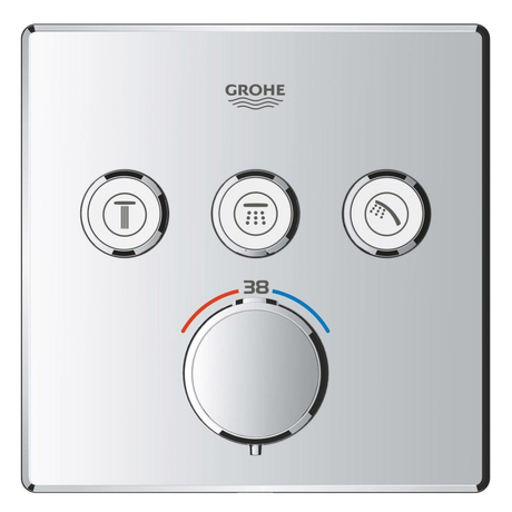 GROHE Precision SmartControl Duschsystem UP, mit Vitalio SmartActive 310, eckig