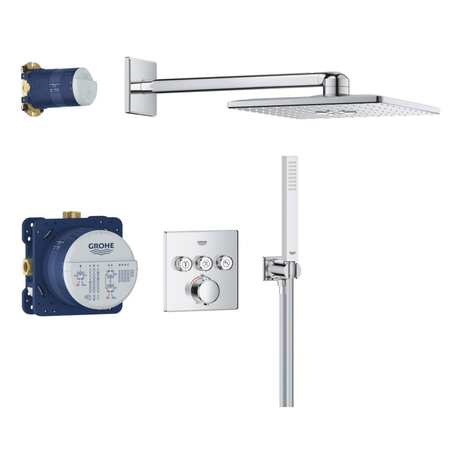 GROHE Precision SmartControl Duschsystem UP, mit Vitalio SmartActive 310, eckig