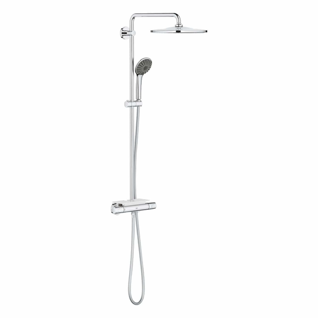 GROHE Vitalio System 310 Duschsystem mit Thermostatbatterie mit Ablage