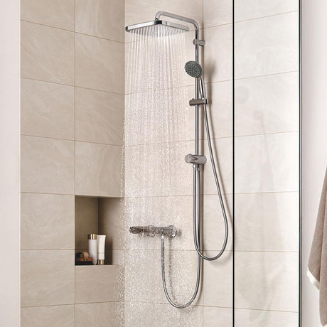 GROHE Vitalio Start System 250 Cube Flex Duschsystem mit Umstellung