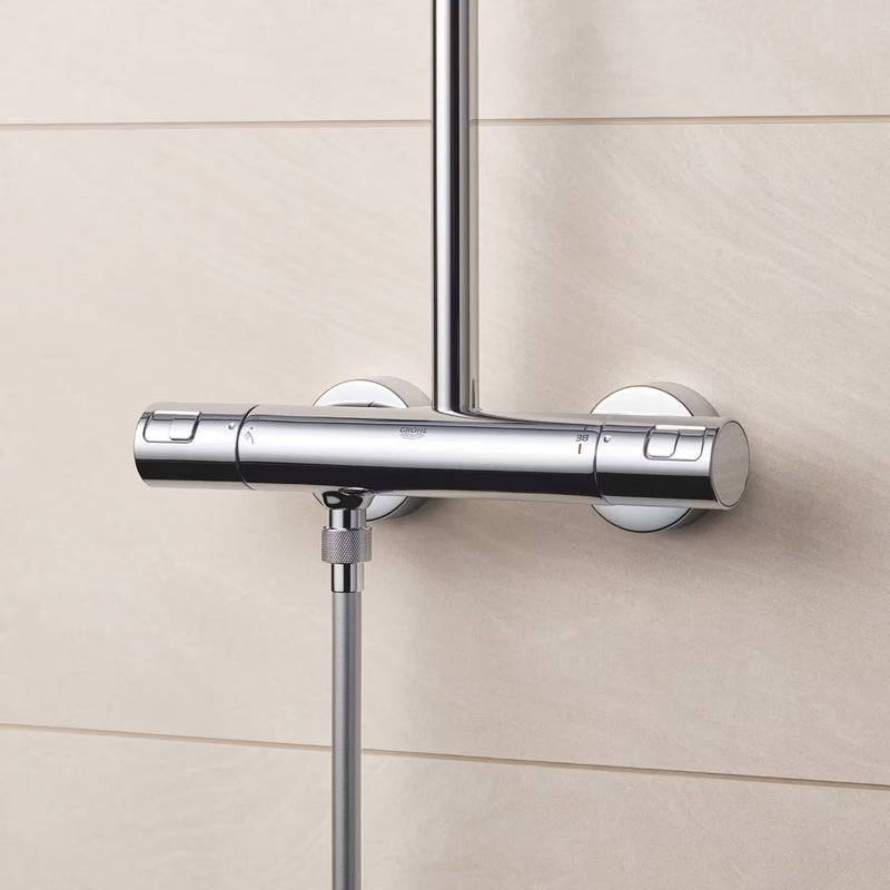 GROHE Vitalio Start System 250  Duschsystem mit Thermostatbatterie