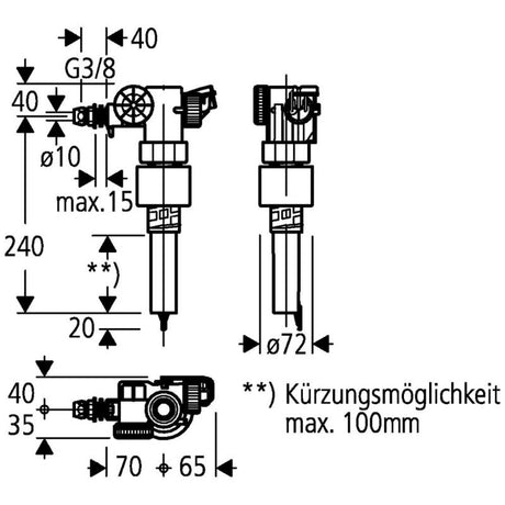 GROHE Ersatz-Füllventil