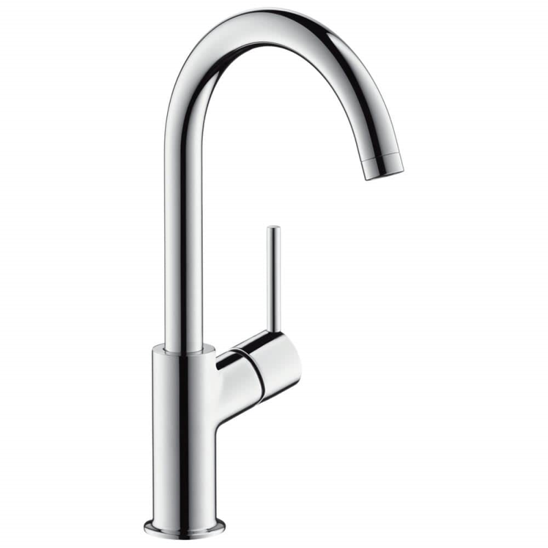 hansgrohe Talis S² Einhebel-Waschtischmischer 210 mit Schwenkauslauf u. Push-Open Ablaufgarnitur