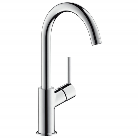 hansgrohe Talis S² Einhebel-Waschtischmischer 210 mit Schwenkauslauf u. Push-Open Ablaufgarnitur