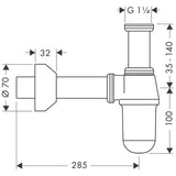 hansgrohe Tassensifon