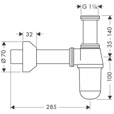 hansgrohe Tassensifon