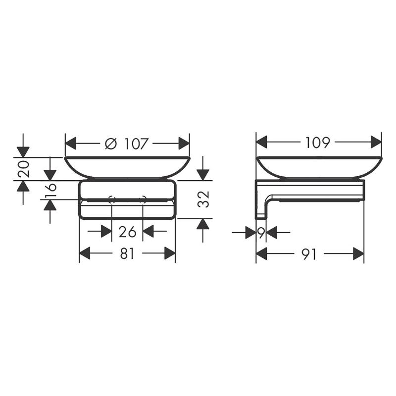 hansgrohe AddStoris Seifenschale