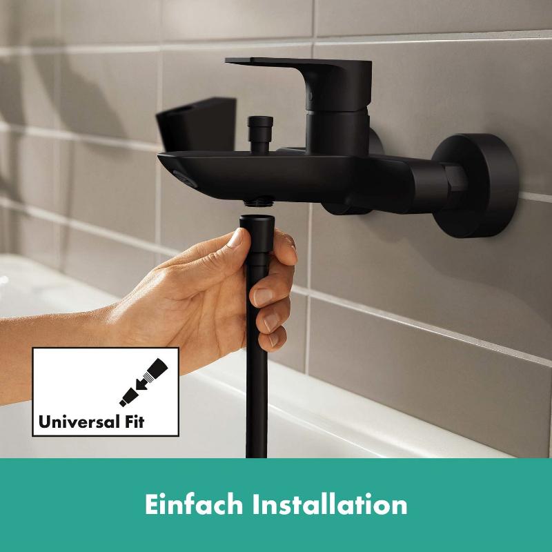 hansgrohe Rebris E Einhebel-Wannenarmatur Aufputz