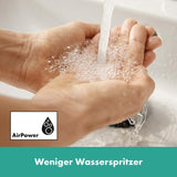 hansgrohe Rebris E Einhebel-Waschtischarmatur 110 CoolStart wassersparend+ mit Zugstangen-Ablaufgarnitur